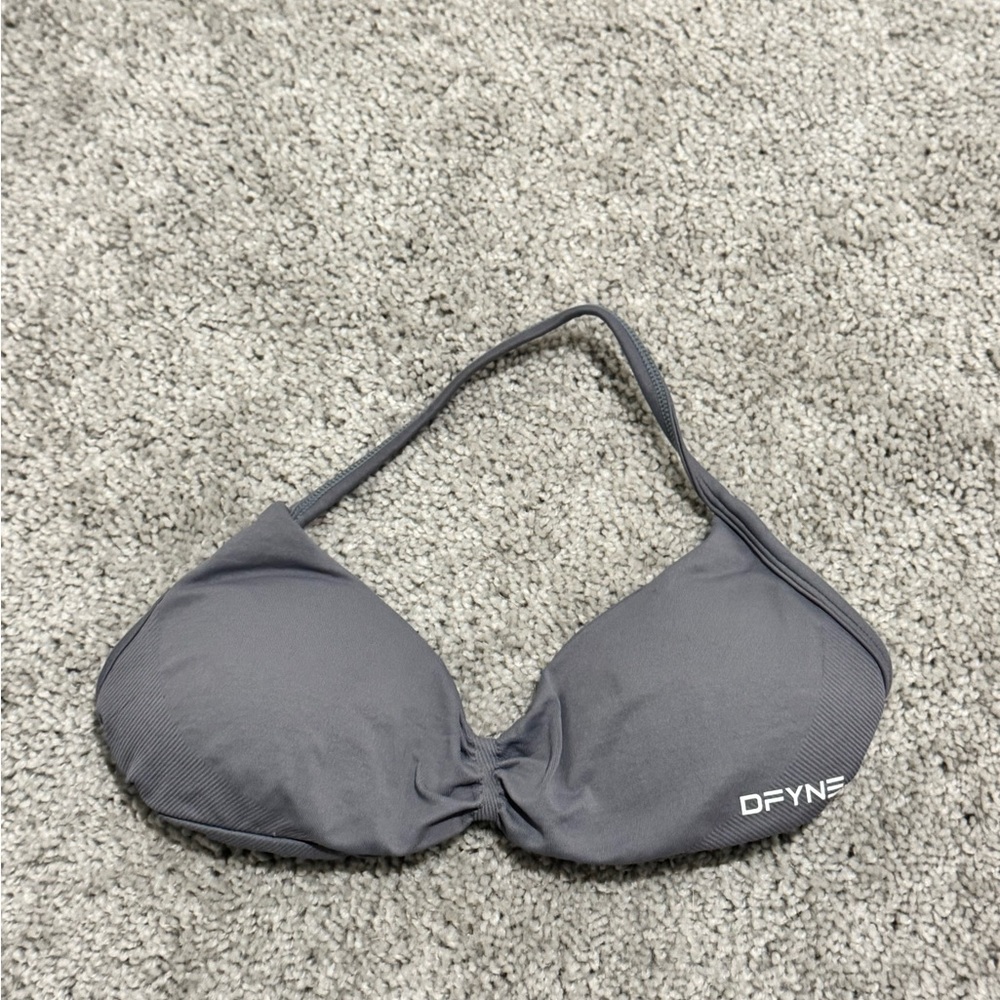 DFYNE Gray Sports bra